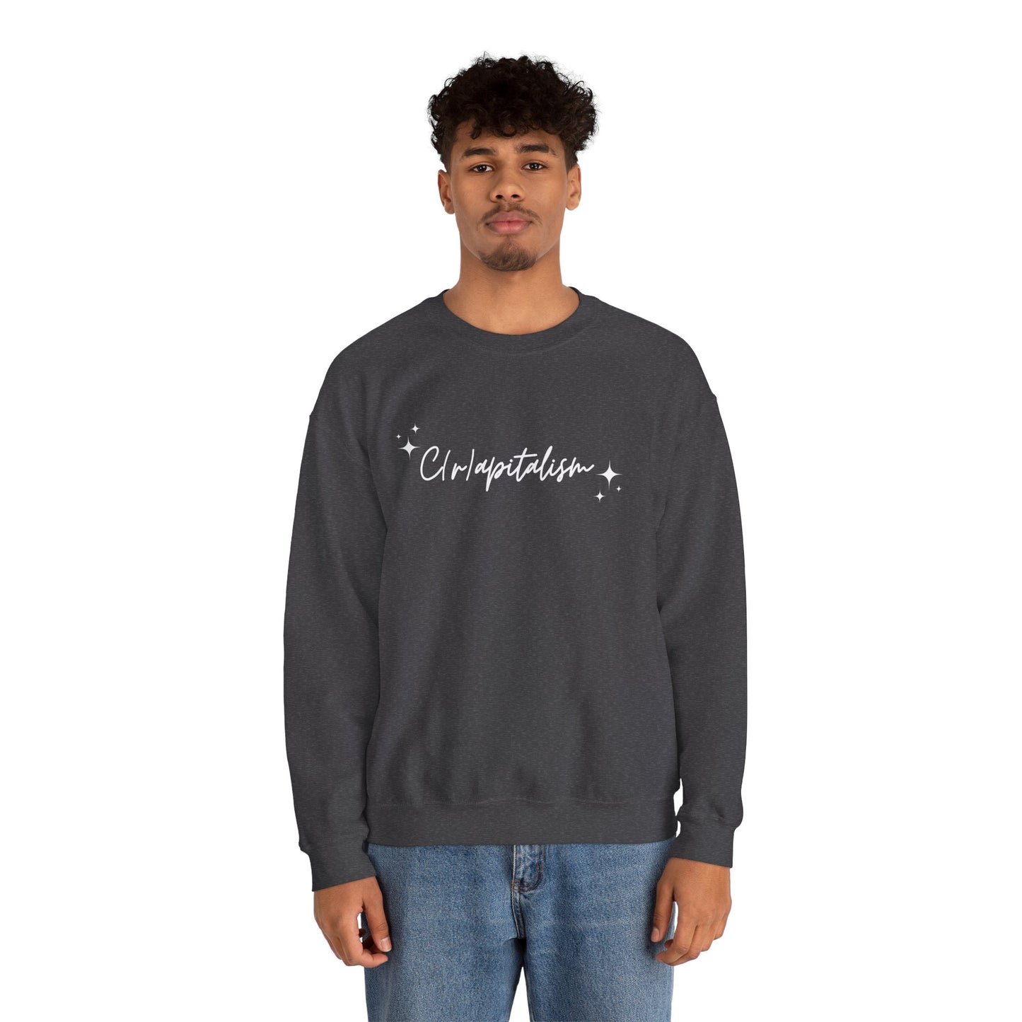 ✨ Script Crapitalism - Unisex Heavy Blend™ Crewneck Sweatshirt