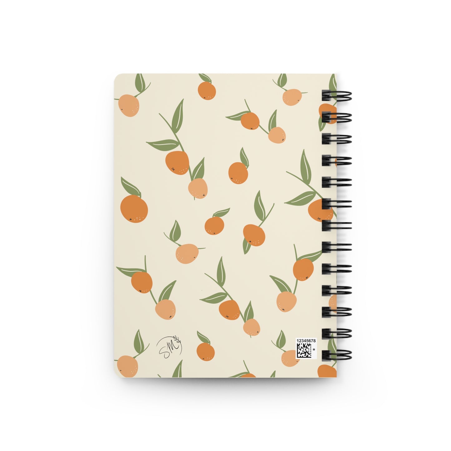 Oranges “Glow Up” Spiral Notebook