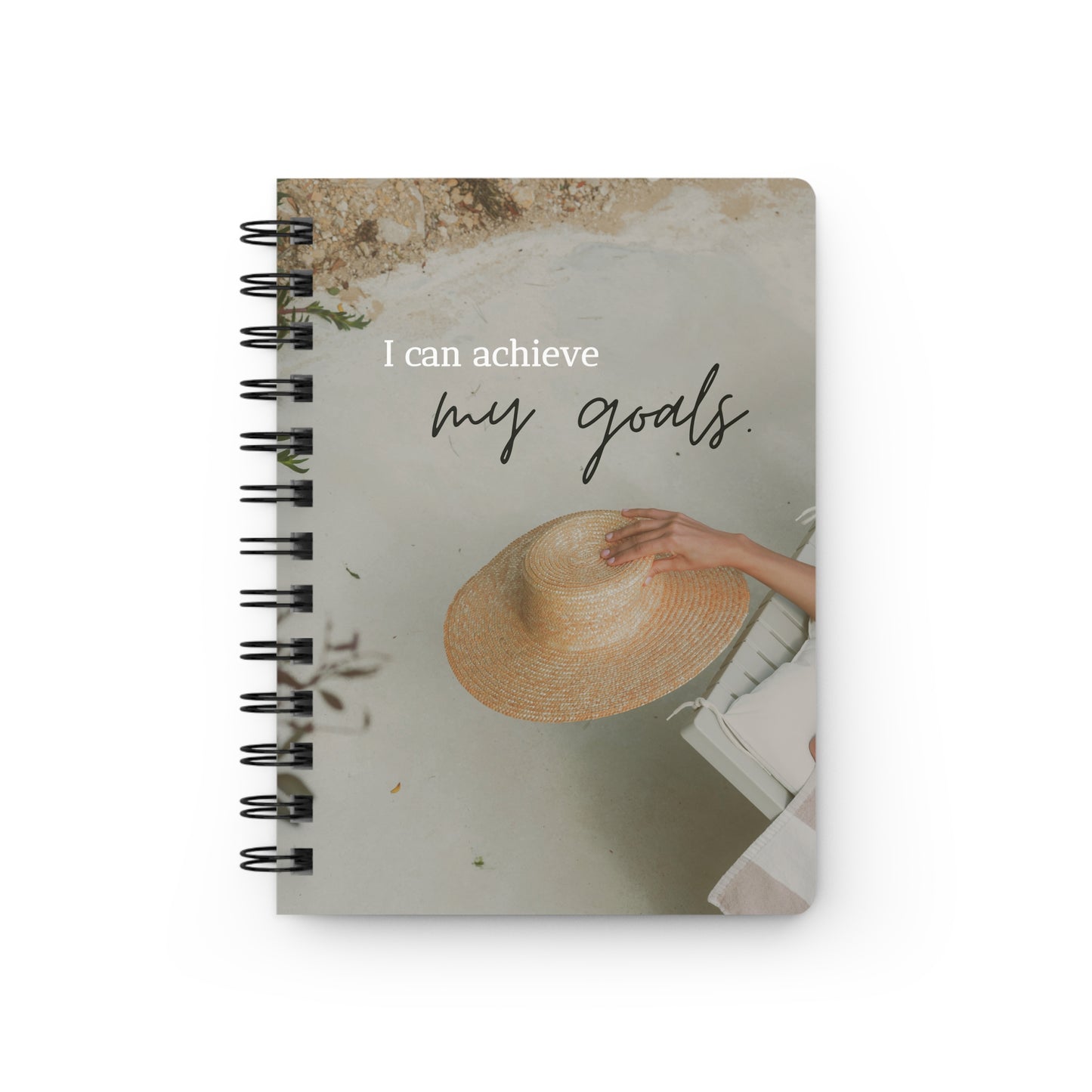"I can achieve my goals" Affirmation Spiral Notebook