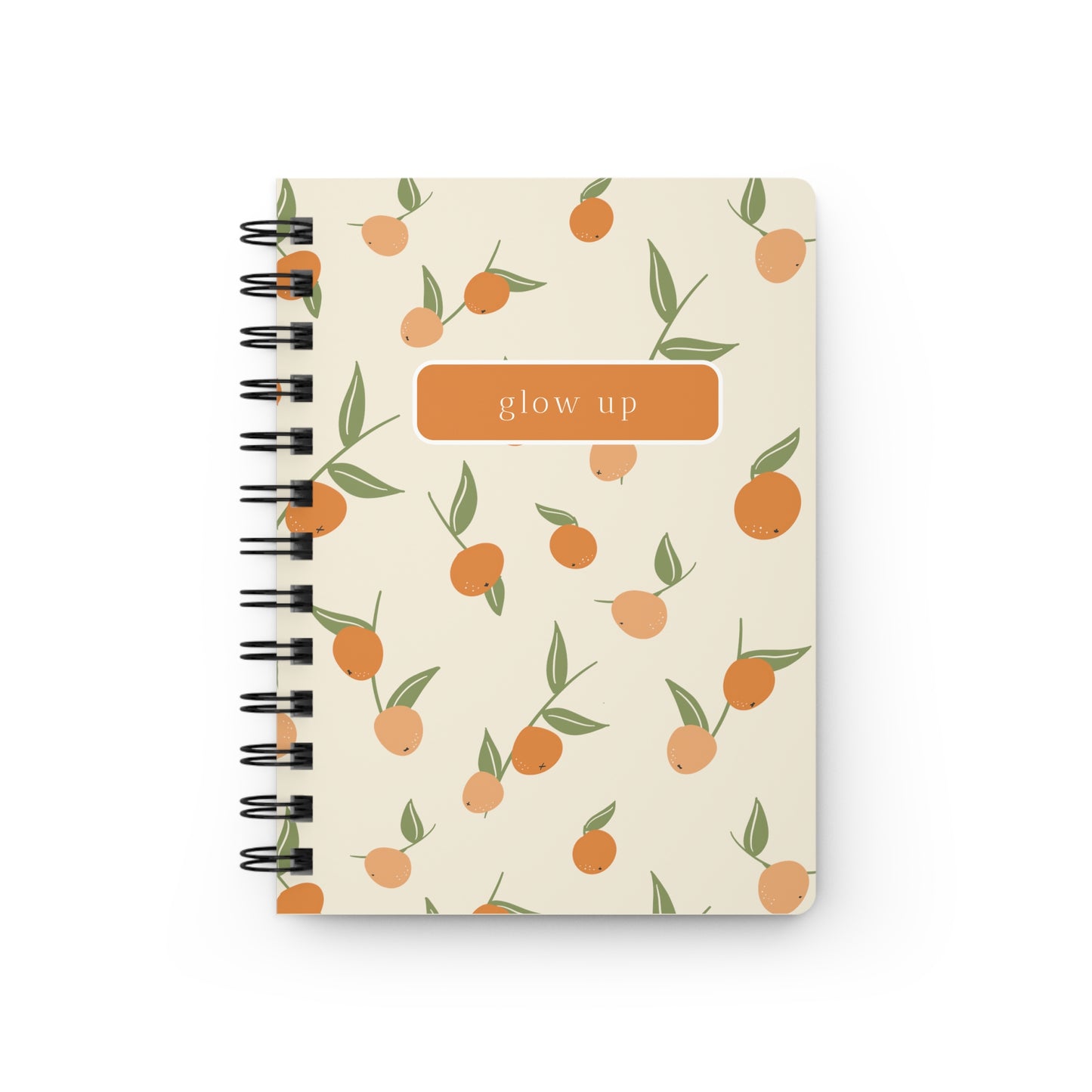 Oranges “Glow Up” Spiral Notebook