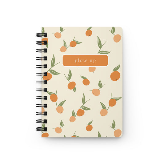 Oranges “Glow Up” Spiral Notebook