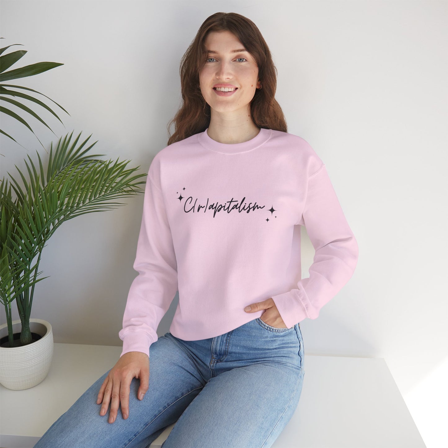 ✨ Script Crapitalism - Unisex Heavy Blend™ Crewneck Sweatshirt