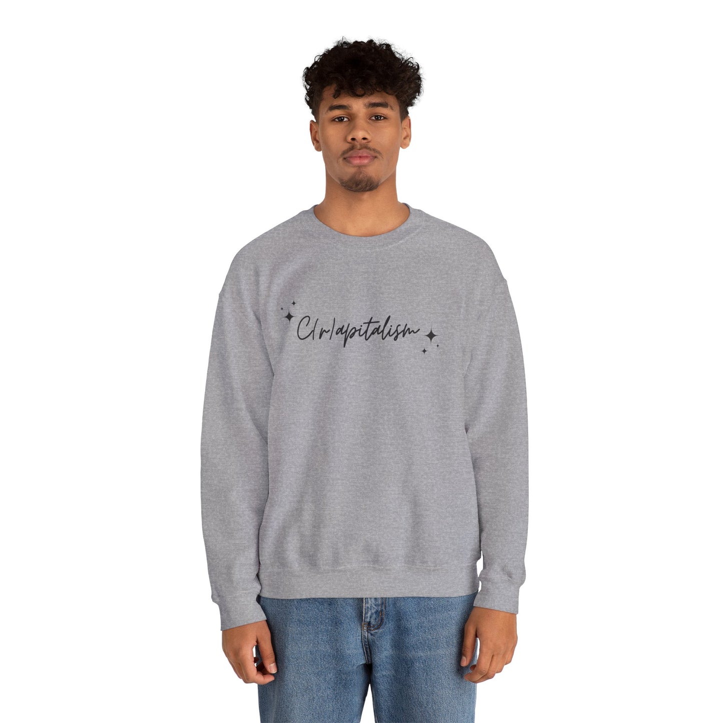 ✨ Script Crapitalism - Unisex Heavy Blend™ Crewneck Sweatshirt