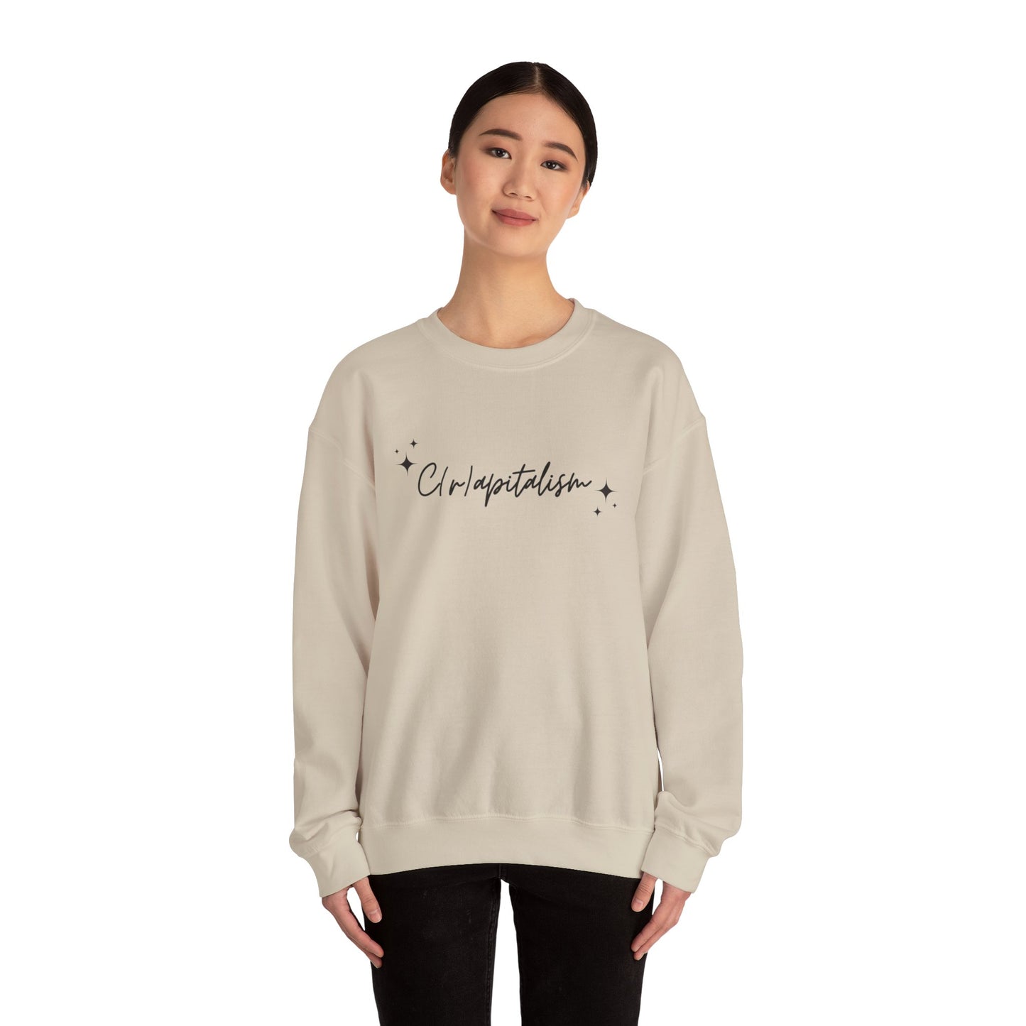 ✨ Script Crapitalism - Unisex Heavy Blend™ Crewneck Sweatshirt