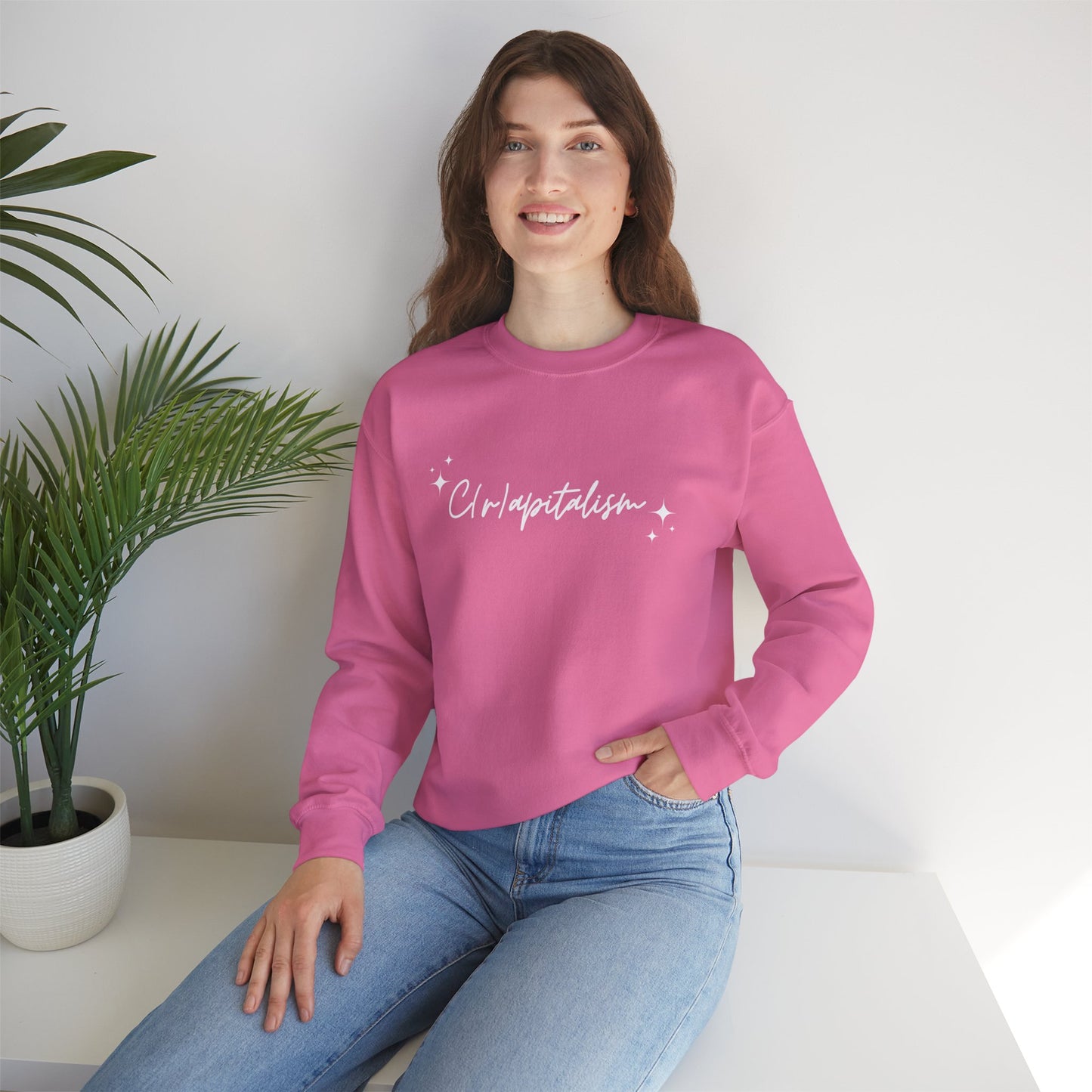 ✨ Script Crapitalism - Unisex Heavy Blend™ Crewneck Sweatshirt