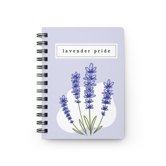 "Lavender Pride" Spiral Notebook