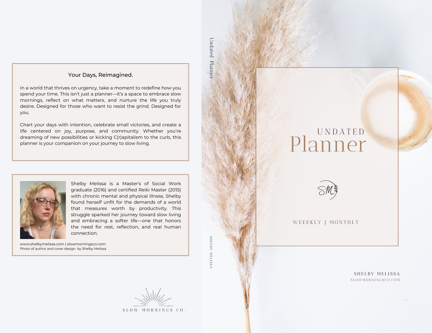 Undated Goal Planner - Physical Product, Coil Bound