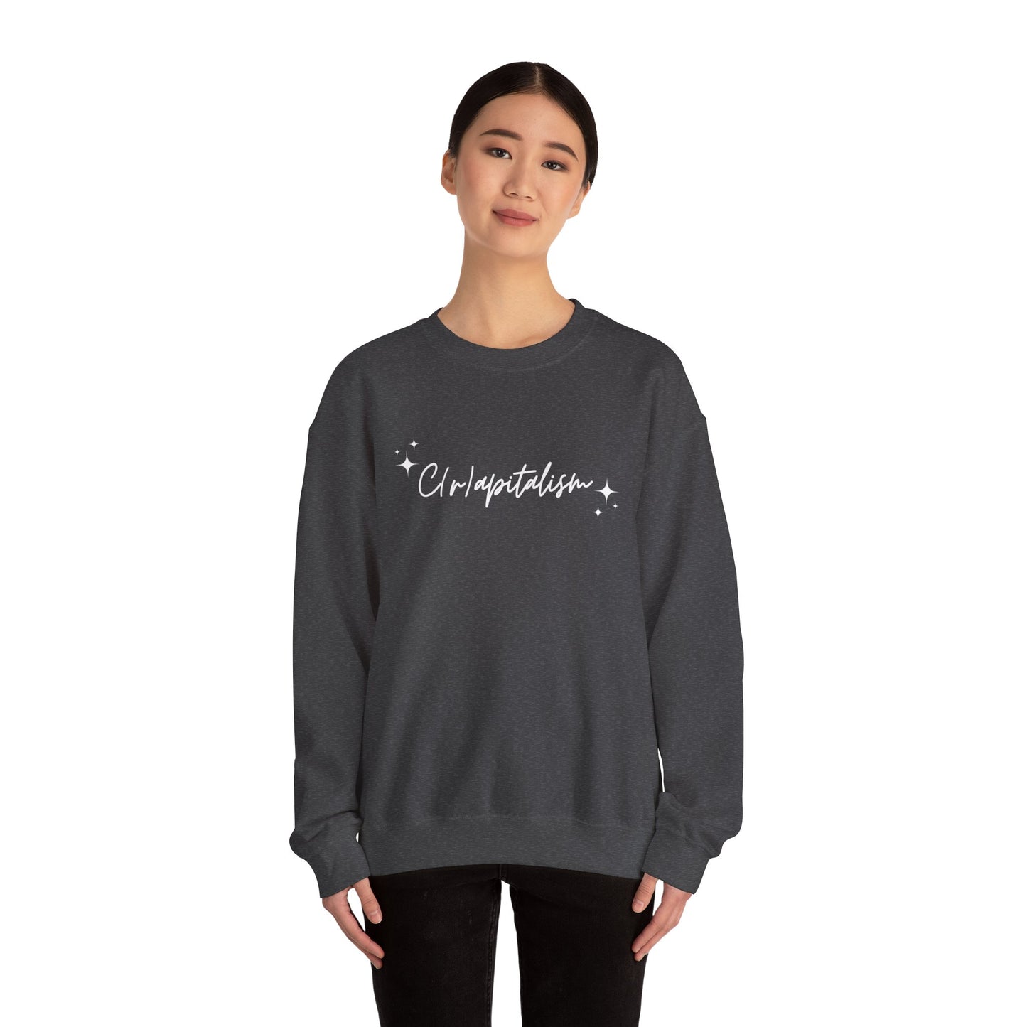 ✨ Script Crapitalism - Unisex Heavy Blend™ Crewneck Sweatshirt