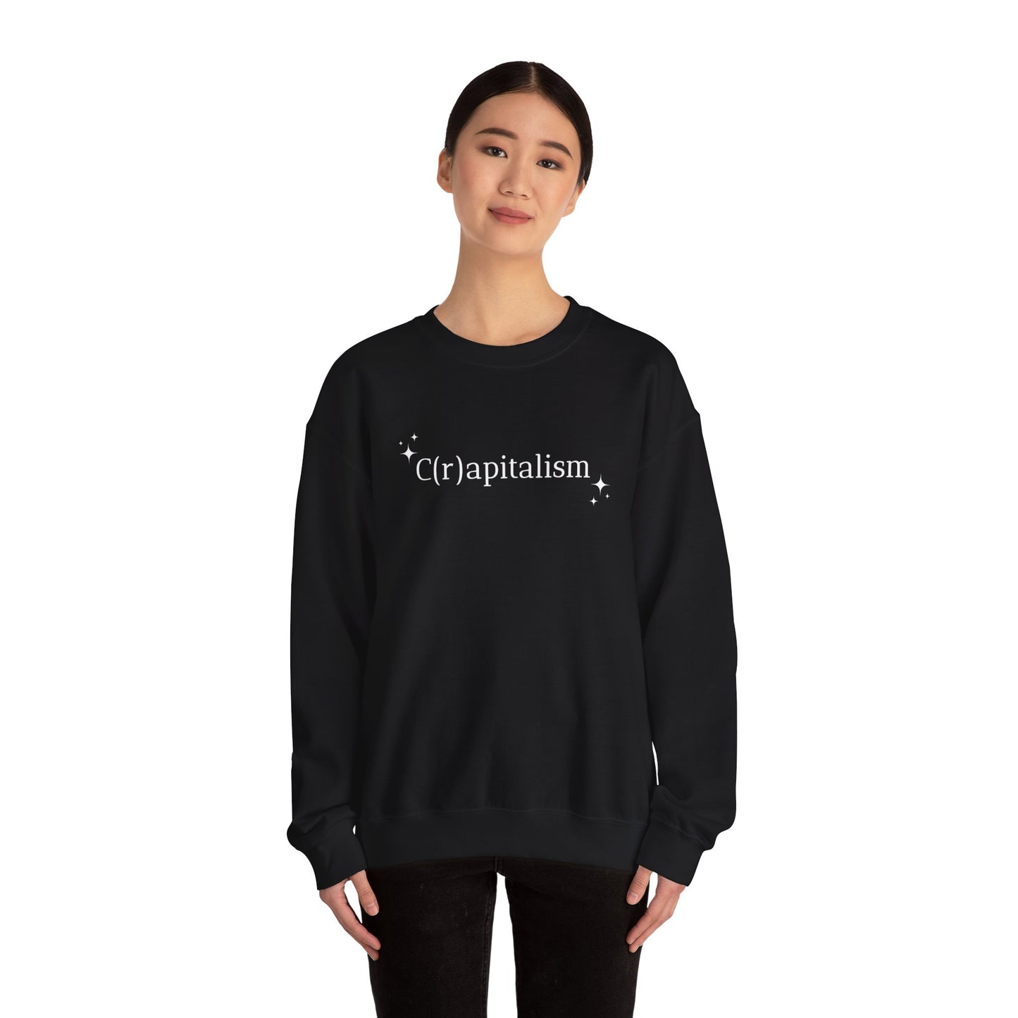 ✨ Crapitalism - Unisex Heavy Blend™ Crewneck Sweatshirt