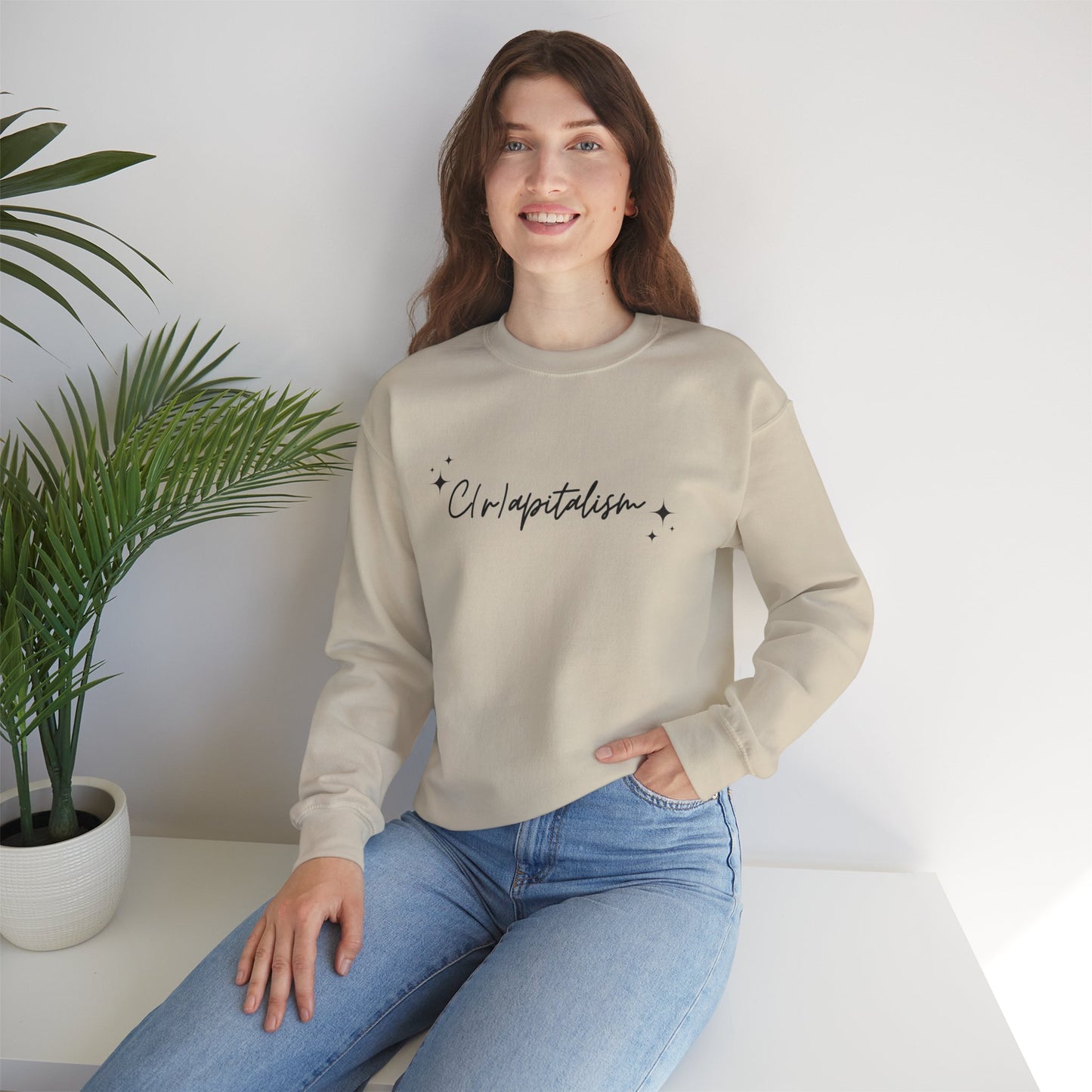 ✨ Script Crapitalism - Unisex Heavy Blend™ Crewneck Sweatshirt