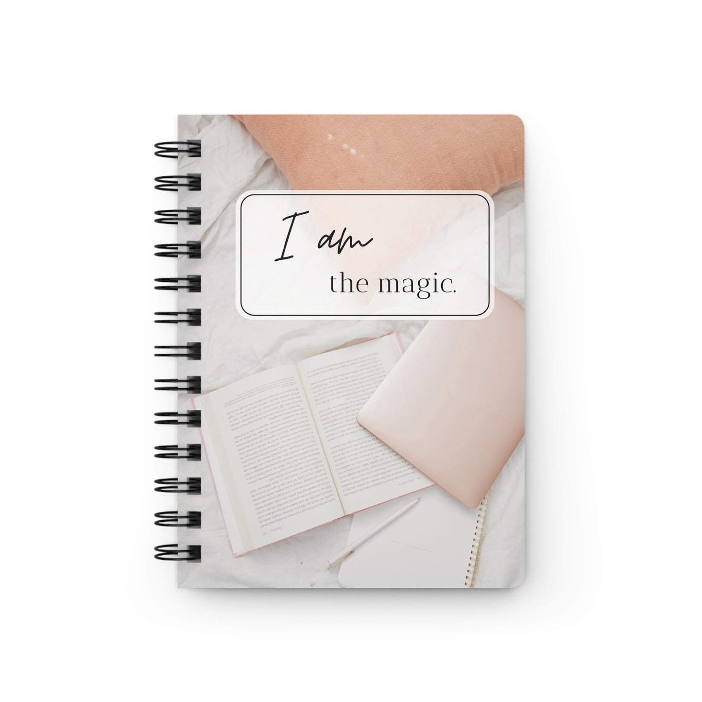 "I am the magic" Affirmation Spiral Notebook