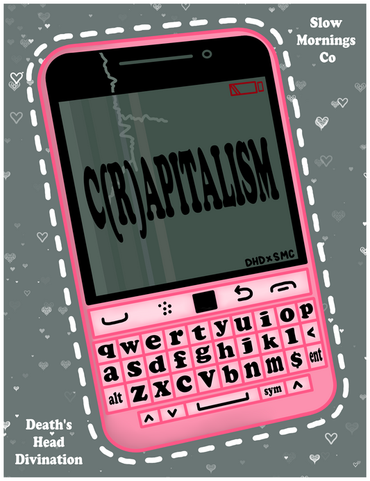C(r)apitalism Phone Sticker